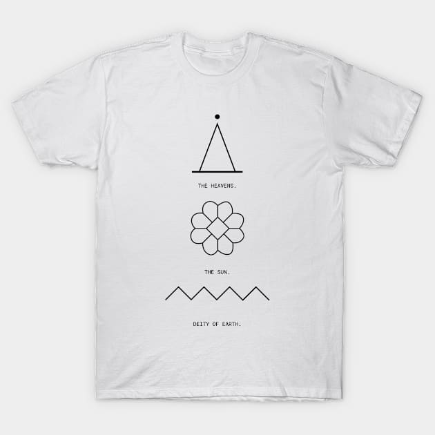 Tri-symbolism T-Shirt by Walzie